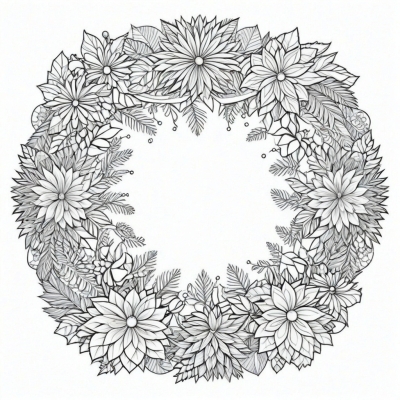 New Year Wreath Anti-Stress