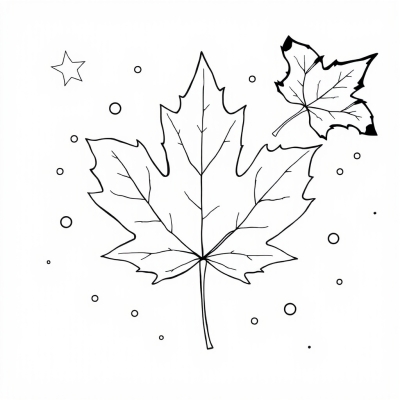 Realistic Maple Leaf