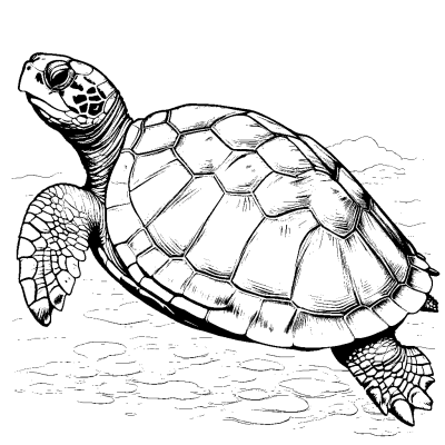 Realistic Turtle