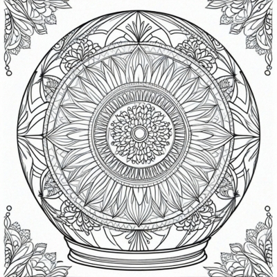 Snow Globe Mandala