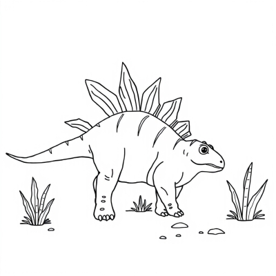 Spinosaurus with Sail Back