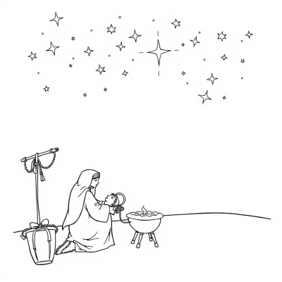 The Star Announces Christ's Birth