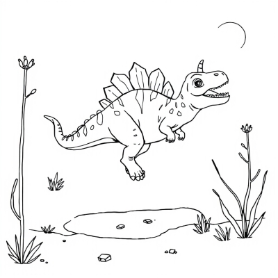 Floating Muranosaurus