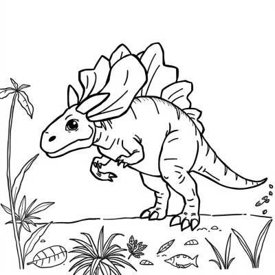 Waving-Tailed Euoplocephalus