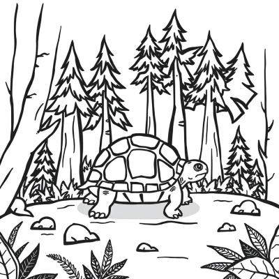 Turtle in the Forest
