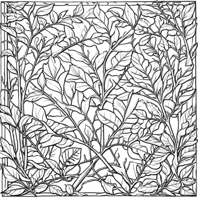 Branch with Leaves