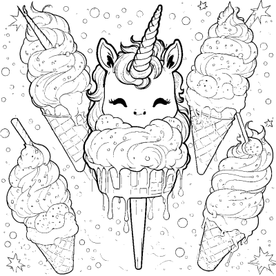 Unicorn Popsicle