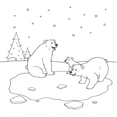 Bears on an Ice Floe