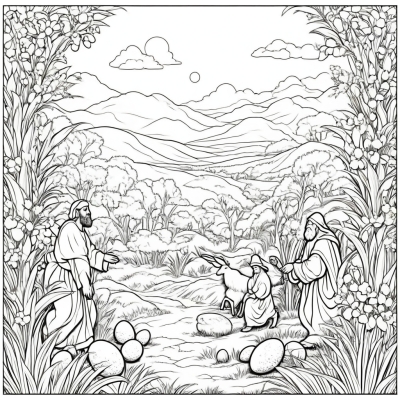 Easter Scene from the Bible