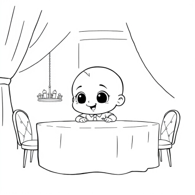 Boss Baby at the Table
