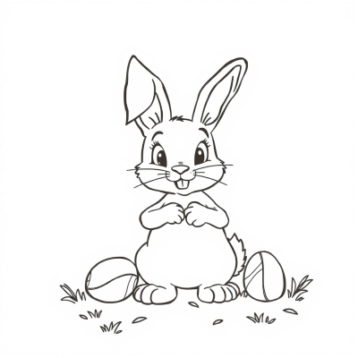 Cartoon Easter Bunny