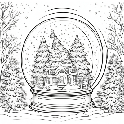 Cookies in a Snow Globe