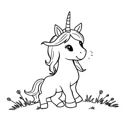 Fluffy Unicorn