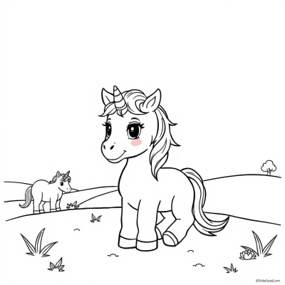 Cute Baby Unicorn
