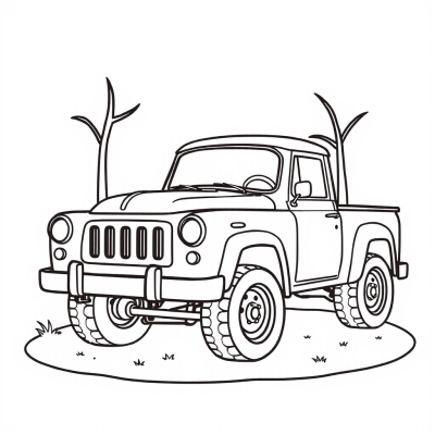Cute Pickup Truck