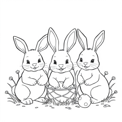 Cute Easter Bunnies