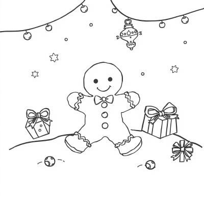 Cute Gingerbread Man