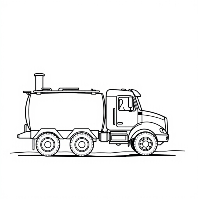 Cute Tanker Truck
