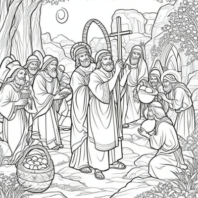 Easter Bible Scene