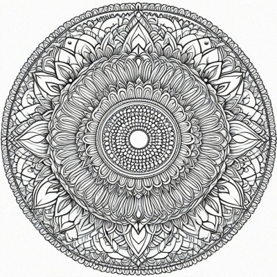Floral Kindness Mandala