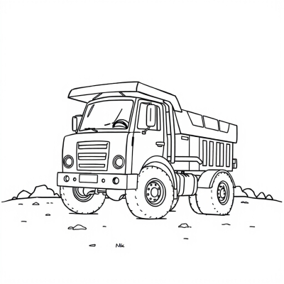 Cheerful Dump Truck