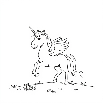 Unicorn with Wings