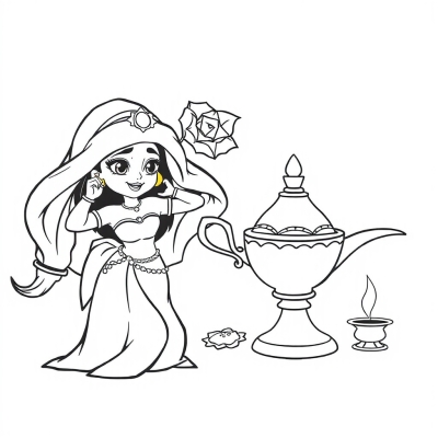 Jasmine and the Magic Lamp