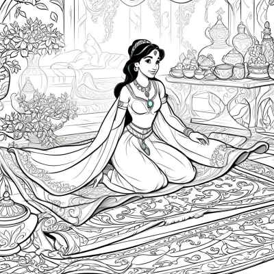 Jasmine on the Magic Carpet