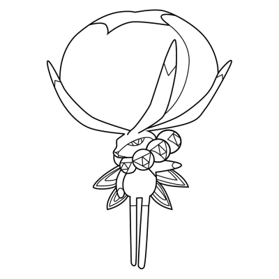 Legendary Pokémon Calyrex #0898