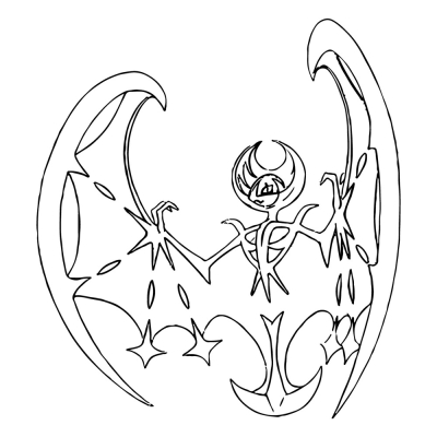 Legendary Pokémon Lunala