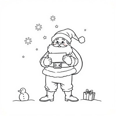 Letter to Santa for New Year