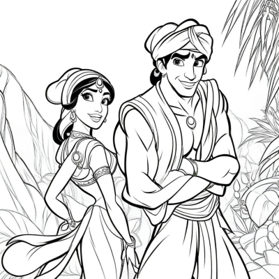 In Love: Aladdin and Jasmine