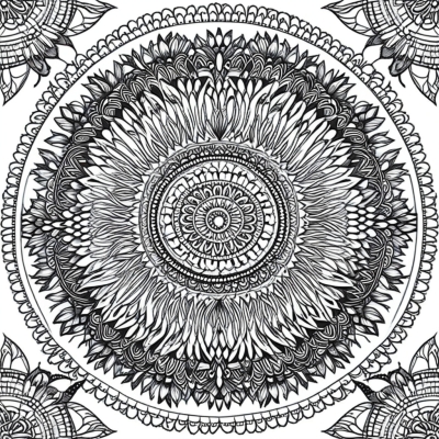 Bird Flock Mandala