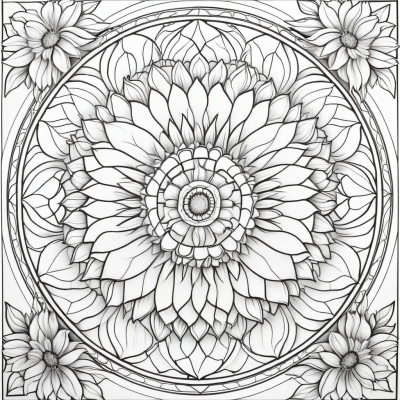 Mandala Wildflowers