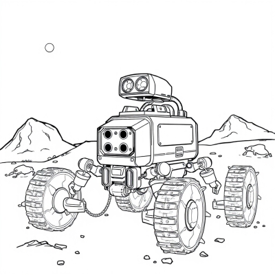 Lunar Rover Robot