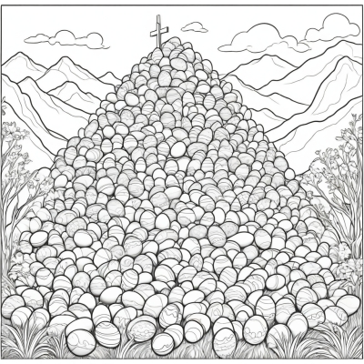 Mountain of Easter Eggs