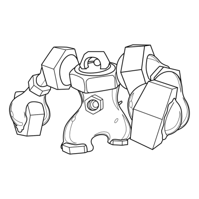 Mythical Pokémon Melmetal #0809
