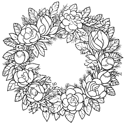 New Year Wreath for Kids