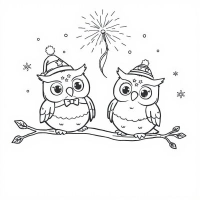 New Year Owls