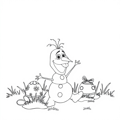 Olaf at Easter