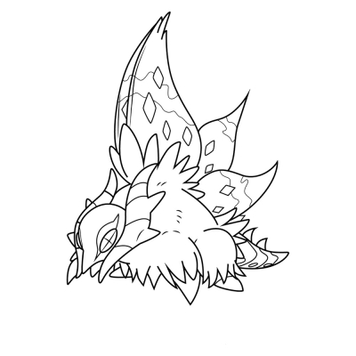 Creepy Wing Pokémon #0988