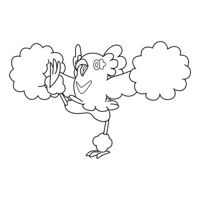 Pokemon Oricorio Style Pom Pom #0741