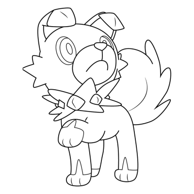 Pokémon Rockruff #0744
