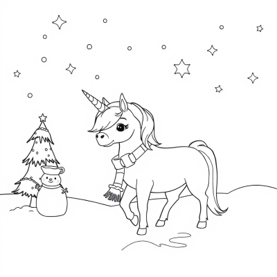 Unicorn Santa Claus