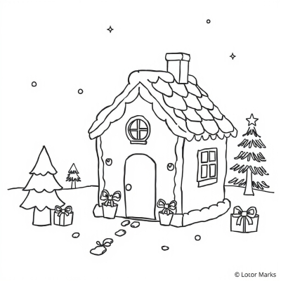 Simple Gingerbread House
