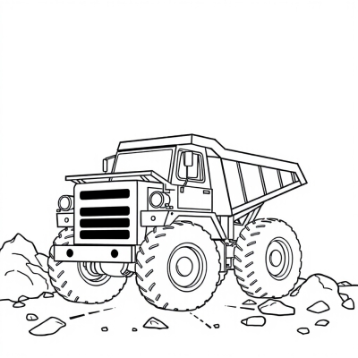 Simple Mining Dump Truck