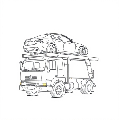 Single-Level Car Carrier