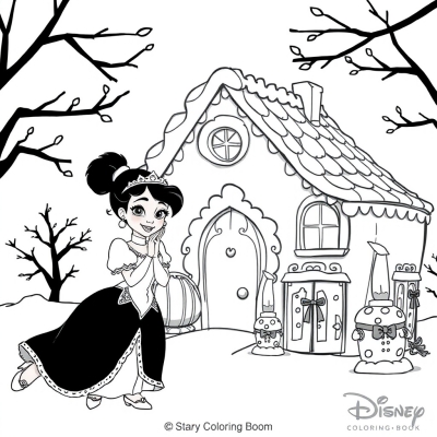 Princess Tiana and the Gingerbread House