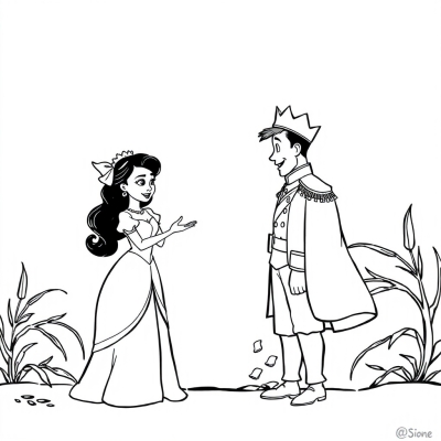Tiana Talks to the Prince