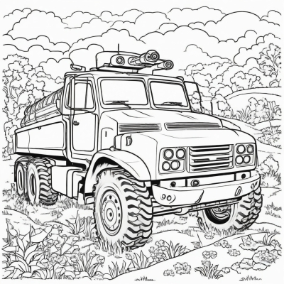 Truck with Tanker
